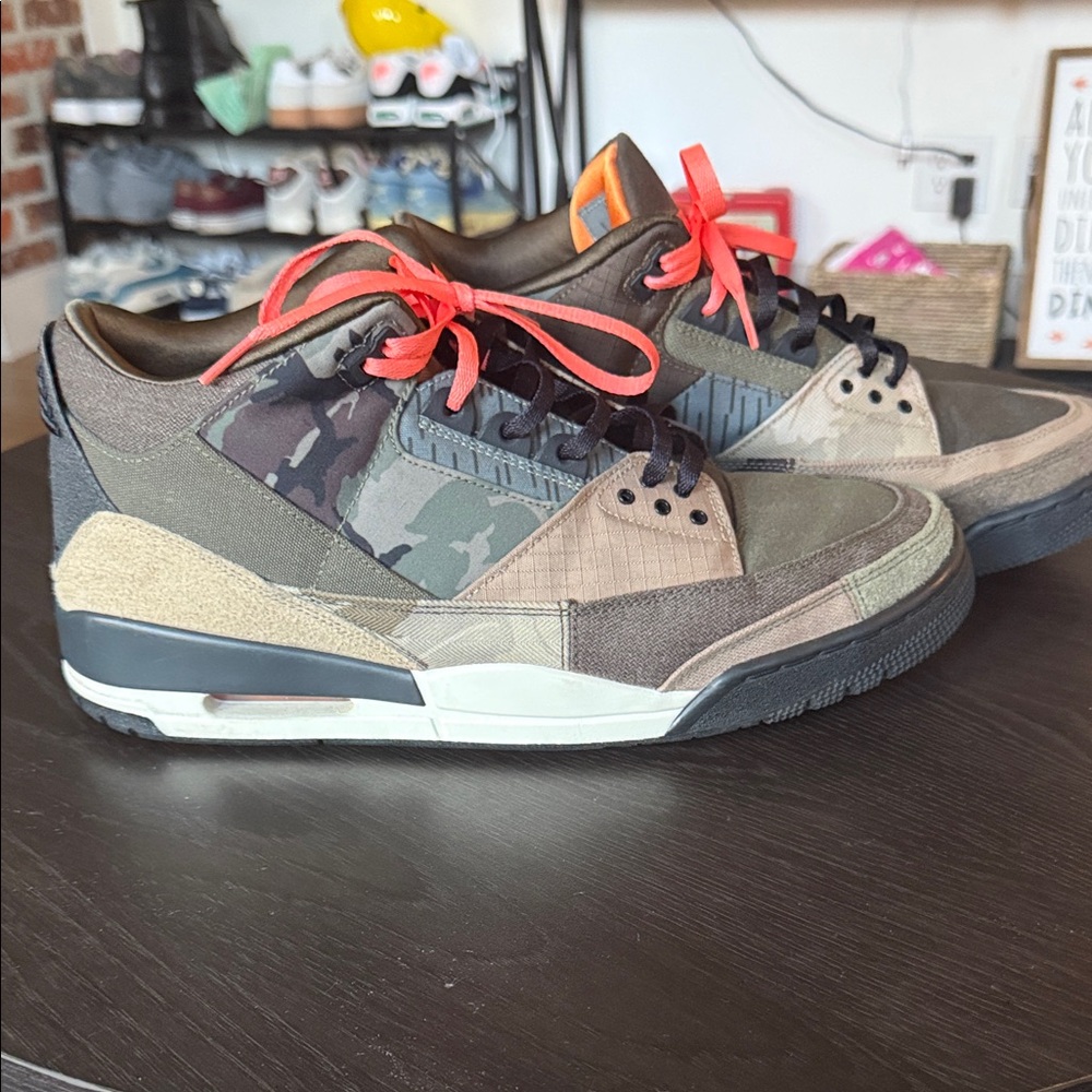 Jordan Camouflage Sneakers.